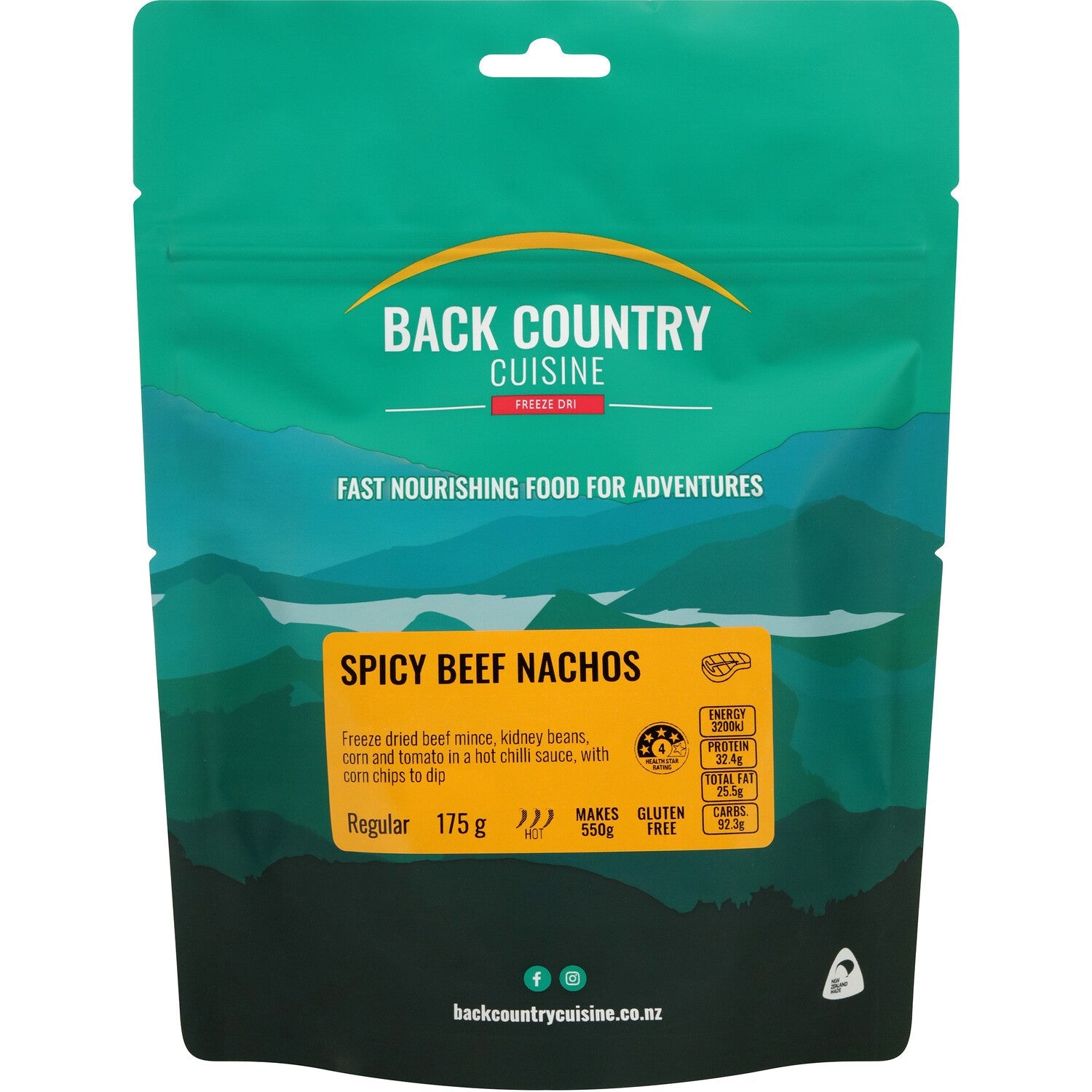 Spicy Beef Nachos