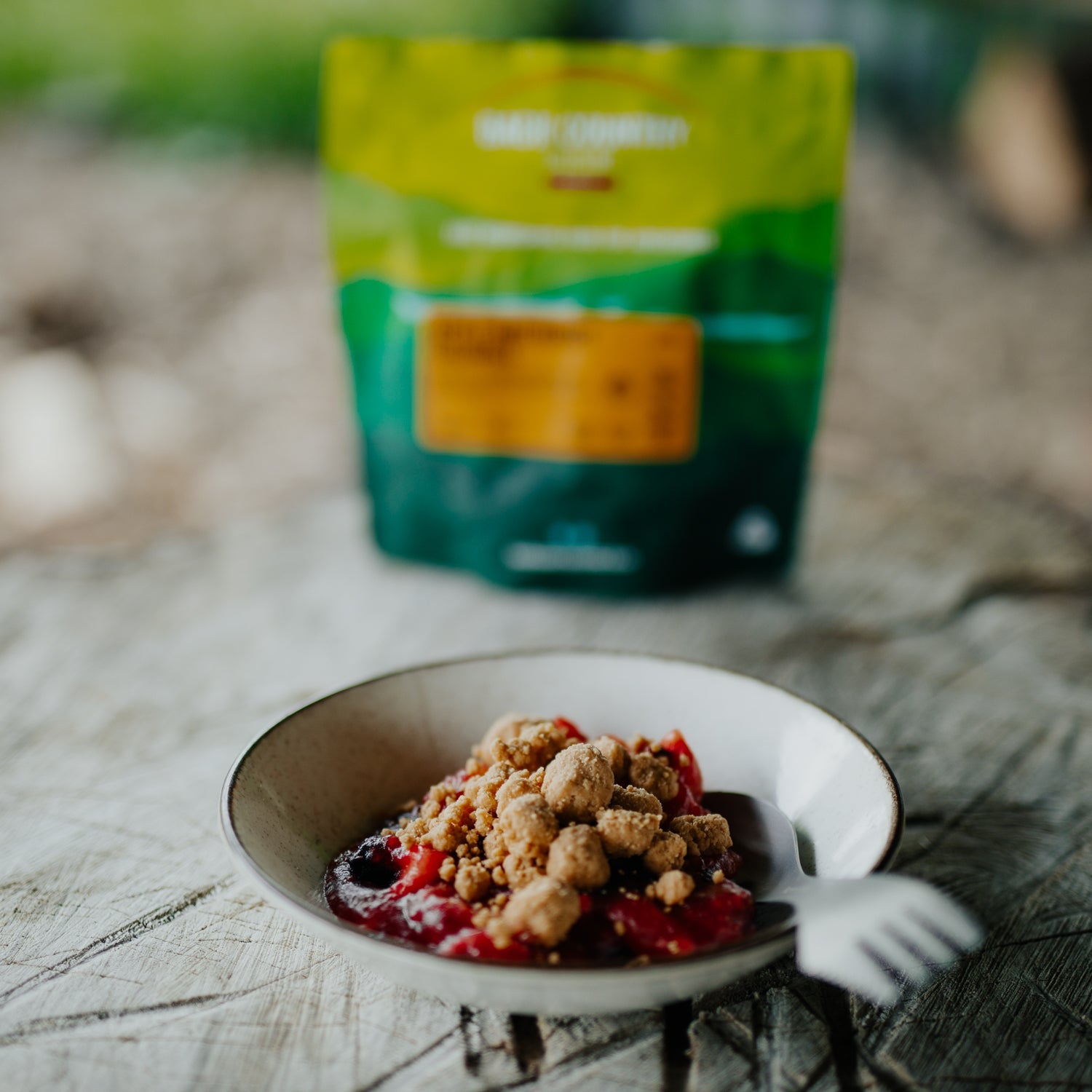 Apple and Berry Crumble